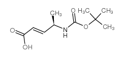 2-Pentenoicacid,4-[[(1,1-dimethylethoxy)carbonyl]amino]-,(2E,4R)-(9CI) picture