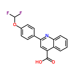 2-(4-Difluoromethoxy-phenyl)-quinoline-4-carboxylic acid结构式