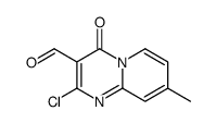 2-chloro-8-methyl-4-oxopyrido[1,2-a]pyrimidine-3-carbaldehyde结构式