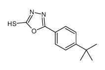 5-[4-(tert-butyl)phenyl]-1,3,4-oxadiazole-2-thiol Structure