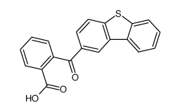 2-(o-carboxybenzoyl)dibenzothiophene结构式