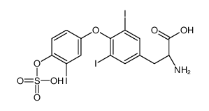 Triiodothyronine sulfate structure