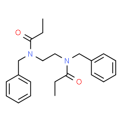 N,N'-1,2-Ethanediylbis(N-benzylpropanamide) structure