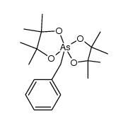 5-benzyl-2,2,3,3,7,7,8,8-octamethyl-1,4,6,9-tetraoxa-5λ5-arsa-spiro[4.4]nonane Structure