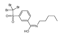 N-pentyl-3-(tribromomethylsulfonyl)benzamide Structure