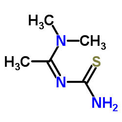 Ethanimidamide, N-(aminothioxomethyl)-N,N-dimethyl- (9CI)结构式