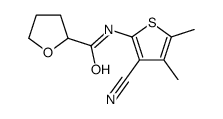 2-Furancarboxamide,N-(3-cyano-4,5-dimethyl-2-thienyl)tetrahydro-(9CI) picture