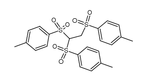 1,1,2-tris-(toluene-4-sulfonyl)-ethane结构式