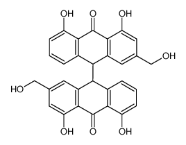 trans aloe-emodin bianthrone Structure