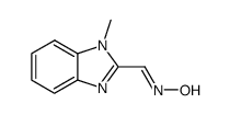 1H-Benzimidazole-2-carboxaldehyde,1-methyl-,oxime,(E)-(9CI) Structure