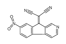 2-(7-nitroindeno[2,1-c]pyridin-9-ylidene)propanedinitrile Structure