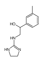 2-(4,5-dihydro-1H-imidazol-2-ylamino)-1-m-tolyl-ethanol结构式