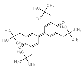 4-[3,5-bis(2,2-dimethylpropyl)-4-oxo-1-cyclohexa-2,5-dienylidene]-2,6-bis(2,2-dimethylpropyl)cyclohexa-2,5-dien-1-one structure