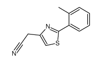 (2-o-tolyl-thiazol-4-yl)-acetonitrile结构式