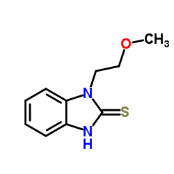 1-(2-Methoxy-ethyl)-1H-benzoimidazole-2-thiol Structure