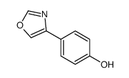 4-(噁唑-4-基)苯酚结构式