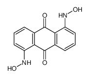 1,5-bis(hydroxyamino)anthracene-9,10-dione结构式