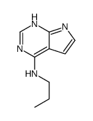 6-PROPYLAMINO-7-DEAZAPURINE Structure