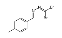 1,1-dibromo-N-[(4-methylphenyl)methylideneamino]methanimine Structure