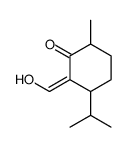 2-(hydroxymethylidene)-6-methyl-3-propan-2-ylcyclohexan-1-one结构式