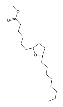 methyl 6-[(2S,5R)-5-octyloxolan-2-yl]hexanoate结构式