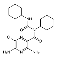 3,5-diamino-6-chloro-pyrazine-2-carboxylic acid cyclohexyl-cyclohexylcarbamoyl-amide结构式