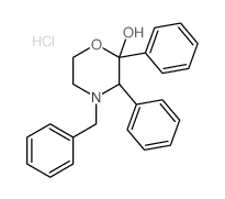 4-benzyl-2,3-diphenyl-morpholin-2-ol structure