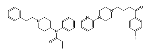 1-(4-fluorophenyl)-4-(4-pyridin-2-ylpiperazin-1-yl)butan-1-one,N-phenyl-N-[1-(2-phenylethyl)piperidin-4-yl]propanamide Structure