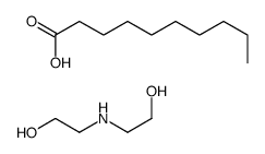 decanoic acid, compound with 2,2'-iminodiethanol (1:1) Structure