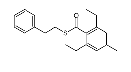 S-(2-phenylethyl) 2,4,6-triethylbenzenecarbothioate Structure