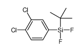 tert-butyl-(3,4-dichlorophenyl)-difluorosilane结构式