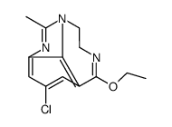 4-chloro-6-ethoxy-1-methyl-8,9-dihydro-2,7,9a-triaza-benzo[cd]azulene Structure