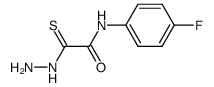 N(1)-(4-fluorophenyl)-2-hydrazino-2-thioxoacetamide Structure