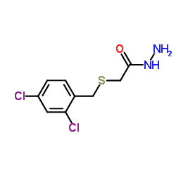 2-[(2,4-Dichlorobenzyl)sulfanyl]acetohydrazide Structure