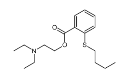 2-(Diethylamino)ethyl=o-(butylthio)benzoate结构式