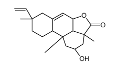 (2|A,6|A,9|A)-2-hydroxy-6,18-epoxypimara-7,15-dien-18-one Structure