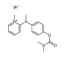 [4-[methyl-(1-methylpyridin-1-ium-2-yl)amino]phenyl] N,N-dimethylcarbamate,bromide Structure