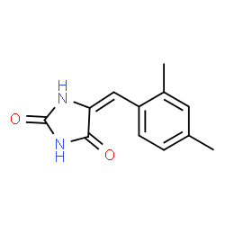 2,4-Imidazolidinedione, 5-[(2,4-dimethylphenyl)methylene]- (9CI)结构式