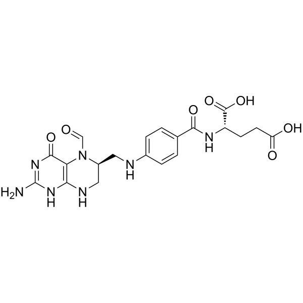 叶酸杂质H (Levofolinic Acid)结构式