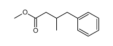 3-Methyl-4-phenylbutansaeure-methylester结构式