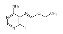 5-(ethoxymethylideneamino)-6-fluoro-pyrimidin-4-amine picture