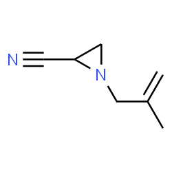 2-Aziridinecarbonitrile,1-(2-methyl-2-propenyl)-(9CI) Structure