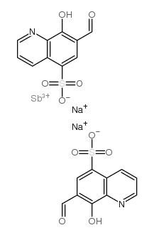 disodium: antimony: 7-formyl-8-hydroxy-quinoline-5-sulfonate: 7-formyl-8-hydroxy-quinoline-5-sulfonic acid: hydroxide picture