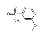 4-Pyrimidinesulfonamide,6-methoxy-(9CI) structure