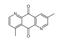 3,9-dimethylpyrido[2,3-g]quinoline-5,10-dione结构式