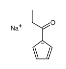 sodium,1-cyclopenta-2,4-dien-1-ylpropan-1-one Structure