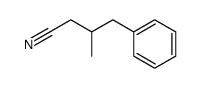 3-Methyl-4-phenylbutanenitrile Structure