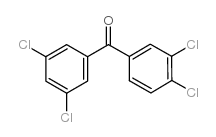 (3,4-dichlorophenyl)-(3,5-dichlorophenyl)methanone structure