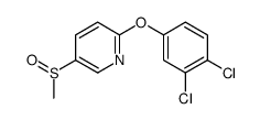 2-(3,4-dichlorophenoxy)-5-methylsulfinylpyridine Structure