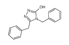 3,4-dibenzyl-1H-1,2,4-triazol-5-one Structure